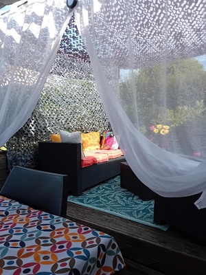 Poliéster Oxford Camouflage Sail Shade Anti UV Para Proteção Solar